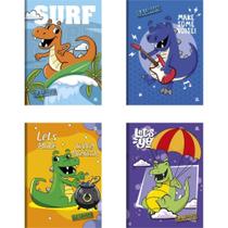 Caderno Brochurão Capa Dura Saurus 48 Folhas - Pacote com 10 Caderno Brochurão Capa Dura Saurus 48 Folhas - Pacote com 10