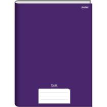 Caderno Brochurão Capa Dura STIFF 48 Folhas Lilás - Pacote com 10