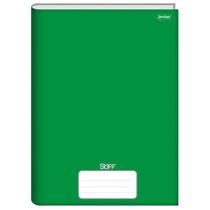 Caderno brochurao capa dura stiff 48 folhas verde jandaia universitario
