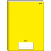 Caderno Brochurão Capa Dura STIFF 96 Folhas Amarelo - Pacote com 5 Unidades Caderno Brochurão Capa Dura STIFF 96 Folhas Amarelo - Pacote com 5 Unidades