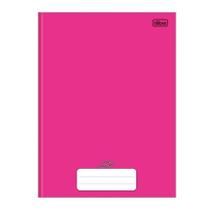 Caderno brochurão capa dura universitário 1x1 96 folhas D Mais Rosa - Tilibra