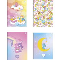 Caderno Brochurão Capa Dura Ursinhos Carinhosos 80 Folhas com Adesivos Pacote com 5 Caderno Brochurão Capa Dura Ursinhos Carinhosos 80 Folhas com Adesivos Pacote com 5