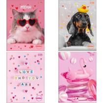 Caderno Brochurao Capa Dura Zoom+ 96 Folhas Feminino