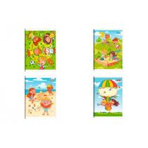 Caderno Brochurão Capa Flexivel Offset 80 Folhas Infantil Com Pauta