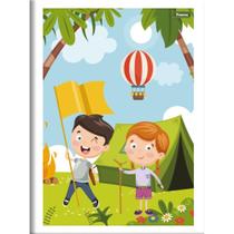Caderno Brochurão Capa Infantil 96 Folhas Pacote com 10 Unidades Caderno Brochurão Capa Infantil 96 Folhas Pacote com 10 Unidades
