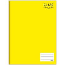 Caderno brochurão cd foroni class amarelo 48 fls - pt c/ 10