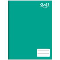 Caderno brochurão cd foroni class verde 96 fls - pt c/ 5