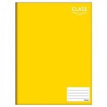Caderno Brochurão Class Amarelo 48Fls Capa Dura - Foroni