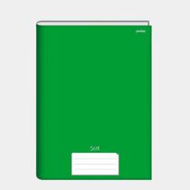 Caderno brochurao grande 96 folhas capa dura - jandaia stiff Caderno brochurao grande 96 folhas capa dura - jandaia stiff
