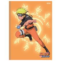 Caderno Brochurão Grande Costurado Anime Naruto 48 Folhas Animativa