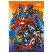 Caderno Brochurão Grande Universitário Avengers Vingadores 80 Folhas Capa Dura Tilibra