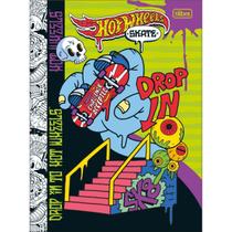 Caderno Brochurão Hot Wheels Skate 80 folhas