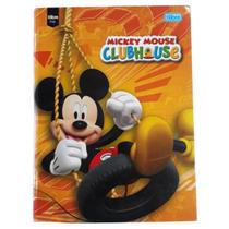 Caderno brochurão mickey 96 folhas capa dura 200mm x 275mm