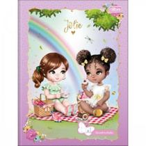 Caderno Brochurao Quadriculado 1x1 Jolie 40fls Capa Sortida