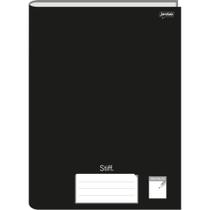 Caderno Brochurão sem Pauta STIFF 96 Folhas Preto Capa Dura - Pacote com 5 Unidades Caderno Brochurão sem Pauta STIFF 96 Folhas Preto Capa Dura - Pacote com 5 Unidades