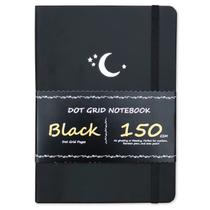 Caderno BUKE Dotted Journal A5 - 160 Páginas, Papel Preto 150gsm Caderno BUKE Dotted Journal A5 - 160 Páginas, Papel Preto 150gsm