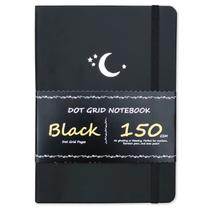 Caderno BUKE Dotted Journal A5 160p 150gsm Papel preto