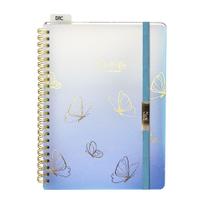 Caderno Butterfly Espiral 80 Folhas Dac