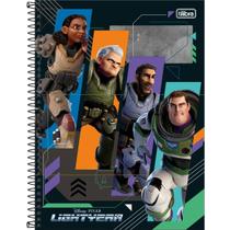 Caderno Buzz Lightyear Espiral 1 Matéria 80F Universitário