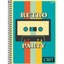 Caderno C/D 10 Materias Cliff Masculino 160 Folhas Foroni