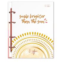 Caderno Cadersil college argolado sunshine day 80 folhas