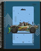 Caderno Cadersil universitário 10M wild tracks 160fls