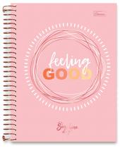 Caderno Cadersil universitário sunshine day espiral 160fls