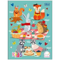 Caderno caligrafia brochura 40 fls capa dura Sapeca KIDS Tilibra