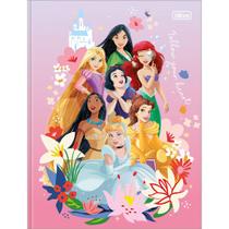 Caderno caligrafia brochura 40 folhas Princesas Tilibra