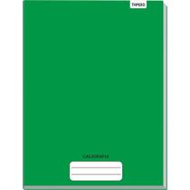 Caderno Caligrafia Capa Dura Liso 48 Folhas Brochurão Verde Pacote com 5 Caderno Caligrafia Capa Dura Liso 48 Folhas Brochurão Verde Pacote com 5