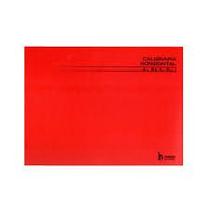 Caderno Caligrafia Horizontal Pedagógico Pequeno Capa Dura Brochura 96 Folhas