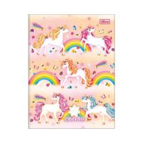 Caderno Caligrafia Tilibra Brochura Blink Unicórnio 187x245mm 40Fls Capa Dura -