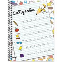 Caderno Caligrafia Universitário Capa Dura C/ 96 Folhas