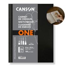 Caderno Canson Sketchbook One 98fls Grande A4 21,6 x 27,9cm Gramatura 100g Caderno Canson Sketchbook One 98fls Grande A4 21,6 x 27,9cm Gramatura 100g