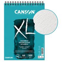 Caderno Canson XL Aquarelle A4 300g/m² Espiral 30 Folhas Papel Profissional para Aquarela Caderno Canson XL Aquarelle A4 300g/m² Espiral 30 Folhas Papel Profissional para Aquarela