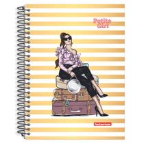 Caderno Capa Dura 1 Matérias 160 Folhas Petite Espiral