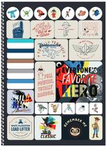 Caderno Capa Dura 1M Mundo Pixar Espiral Universitário Caderno Capa Dura 1M Mundo Pixar Espiral Universitário