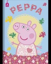 Caderno Capa Dura Brochura Pequeno Costurado Peppa Pig 48 Fls - Foroni