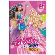 Caderno Capa Dura Brochurão Costurado 96 Folhas Barbie - Foroni Caderno Capa Dura Brochurão Costurado 96 Folhas Barbie - Foroni