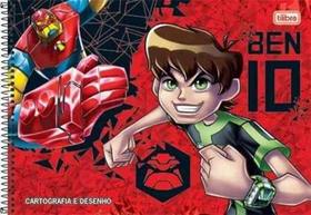 Caderno Capa Dura Cartografia E Desenho Ben 10 - 96 Folhas - Tilibra