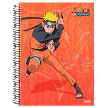 Caderno Capa Dura Naruto Espeiral Universitário 10 Matérias com adesivos Capas Sortidas - São Domingos