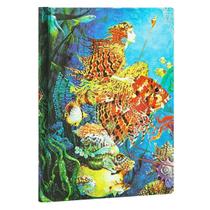 Caderno Capa Dura Pautado Paperblanks Sea Fantasies Midi 17,5x1,8x13cm PB5471-9