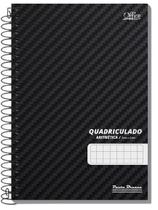 Caderno Capa Dura Quadriculado Universitário 7x7MM 80 Folhas Espiral Office