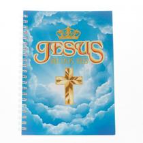 Caderno Capa Dura Universitário 1 Matéria Jesus Rei Dos Reis