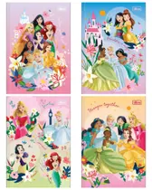 Caderno Capa Dura Universitário 96 Folhas Princesas - Tilibra