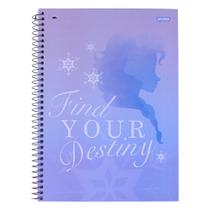 Caderno Capa Dura Universitário Frozen 1 Matéria 80 Folhas Jandaia