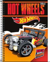 Caderno capa dura universitario hot wheels fit 1 materia 80 folhas - capa 1 - tilibra Caderno capa dura universitario hot wheels fit 1 materia 80 folhas - capa 1 - tilibra
