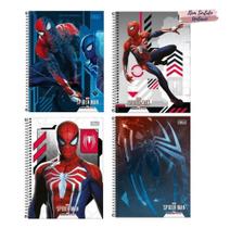 Caderno Capa Dura Universitário Spider Man Game 80 Fls Capa Sortida - Tilibra