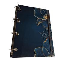 Caderno - Capa Fichário A4 - várias arte (sem refil/folha)