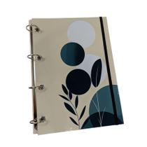 Caderno - Capa Fichário A4 - várias arte (sem refil/folha)